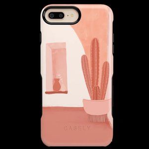 Desert Daze | Peachy Cactus Case | Casley iPhone 6/7/8 Plus BOLD Case